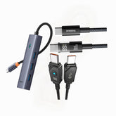 Baseus Flite 4-Port HUB (USB-A & Type-C Dual Pack) | Essential Desk Expansion Bundle